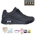 SK108021EC-BLK_Pantofi ocupationali O1, FO, SRC, ESD, model sport pentru femei, SKECHERS UNO SR, usori, confortabili, ergonomici, brant Cooled Air Memory Foam, Relaxed Fit, Skech-Air_lateral_exterior