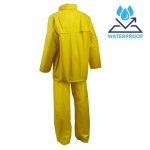 CG5PLS060_Costum impermeabil pentru ploaie si vant, Pluvio, galben, compus din jacheta si pantaloni talie, orificii de ventilatie, Coverguard_spate