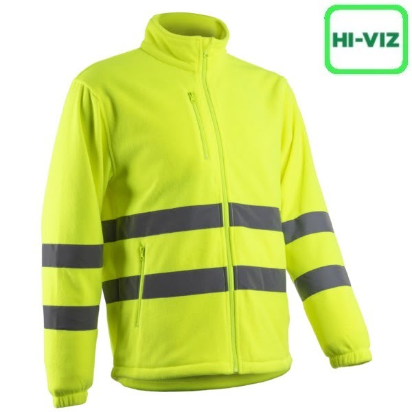 Jacheta polar Hi-Viz, Ritto, galben HV, fleece moale si calduros, confortabil, cu benzi reflectorizante, Coverguard