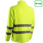 CG5RIT160_Jacheta polar Hi-Viz, Ritto, galben HV, fleece moale si calduros, confortabil, cu benzi reflectorizante, Coverguard_spate