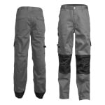 CG8CLPG-Pantaloni de lucru, talie, CLASS, gri, material rezistent Twill, genunchi preformati intariti cu Cordura 500D, Coverguard-princ