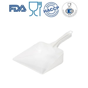 IGX1022W_Faras cu maner scurt, Igeax 1022, alb, din polipropilena, rezistent la 121 °C autoclava, industria alimentara, HACCP, FDA