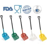 IGX1103_Lopata cu orificii pentru scurgerea lichidelor, IGEAX 1103,pentru manipularea materialelor voluminoase, certificata pentru industria alimentara, HACCP, FDA_variante_culori