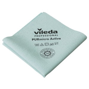 VL174046-Laveta Vileda PURmicro Active, 35 x 38 cm, 5 laveteset, pentru geamuri si suprafete lucioase, netede, fine, stergere fara urme-albastru-4