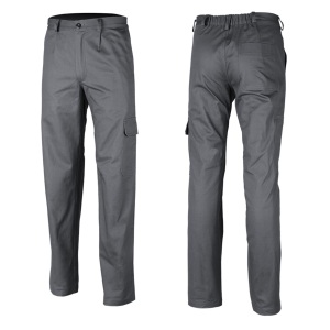 Pantaloni de lucru, INDUSTRY, gri, tercot, 65%poliester, 35% bumbac, 245 g/m², confortabili, material rezistent la uzura, cusaturi intarite, Coverguard