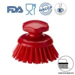 IGX1012RT_Perie-rotunda-cu-maner-ergonomic-IGEAX-1012-duritate-mare-rosu-suprafete-curbate-neuniforme-industria-alimentara-HACCP-FDA