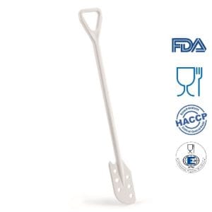 IGX1111W_Paleta pentru amestecare cu gauri Igeax 1111, alb, pentru produse lichide si semi-solide, maner ergonomic, 120 cm_1