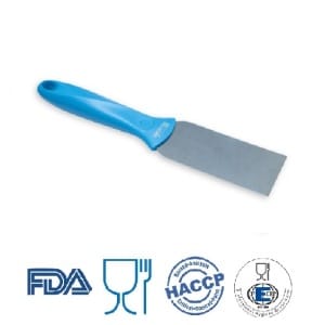 IGX1123B_Scraper-Racleta cu lama din otel inoxidabil, 50 mm, maner albastru PP, certificata Food Contact, HACCP, FDA_1