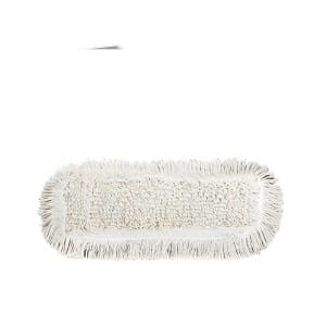 IPCFRAN00753_Rezerva mop bumbac, Sani Simple, alb, 40 x 13 cm, cu buzunare