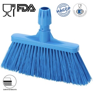 IGX1011BT_Matura inalta cu peri lungi, duritate mare, albastra, 32 cm, termorezistenta, pentru industria alimentara, HACCP,FDA