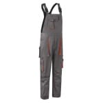 CG5PAB150_Pantaloni de lucru cu pieptar, Navy Paddock II, gri-portocaliu, 60% bumbac-40% poliester, genunchi preformati, Coverguard_1