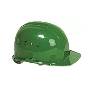 Casca de protectie OPUS, CLASSIC, verde, din polietilena, usoara, 370 gr, suspensie in 6 puncte, reglare manuala