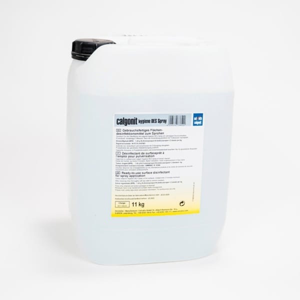 Dezinfectant suprafete, fara spuma, Calgonit HYGIENE DES SPRAY 11 kg, TP2, TP4, avizat pentru, institutii, spitale, industria alimentara, gata de folosire